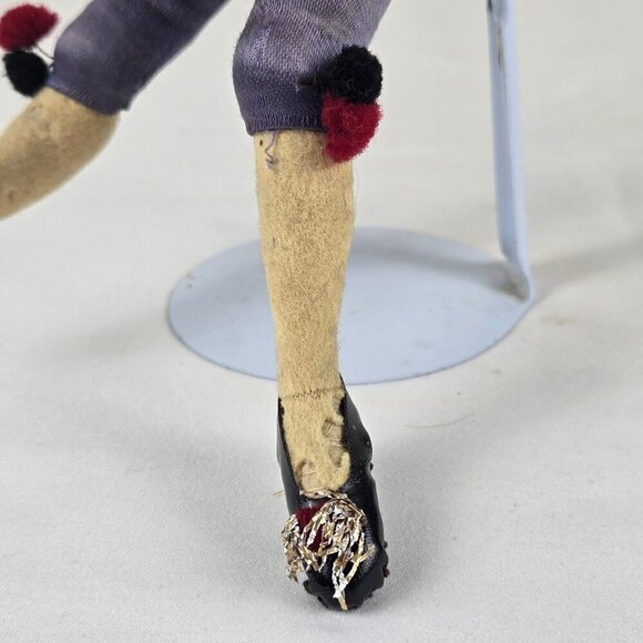 Vintage Klumpe Flamenco Dancer Doll Handmade 1950's Numbered Comes With Stand - Picture 3 of 16